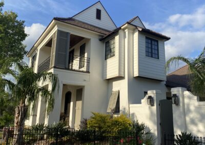 Side view of a house